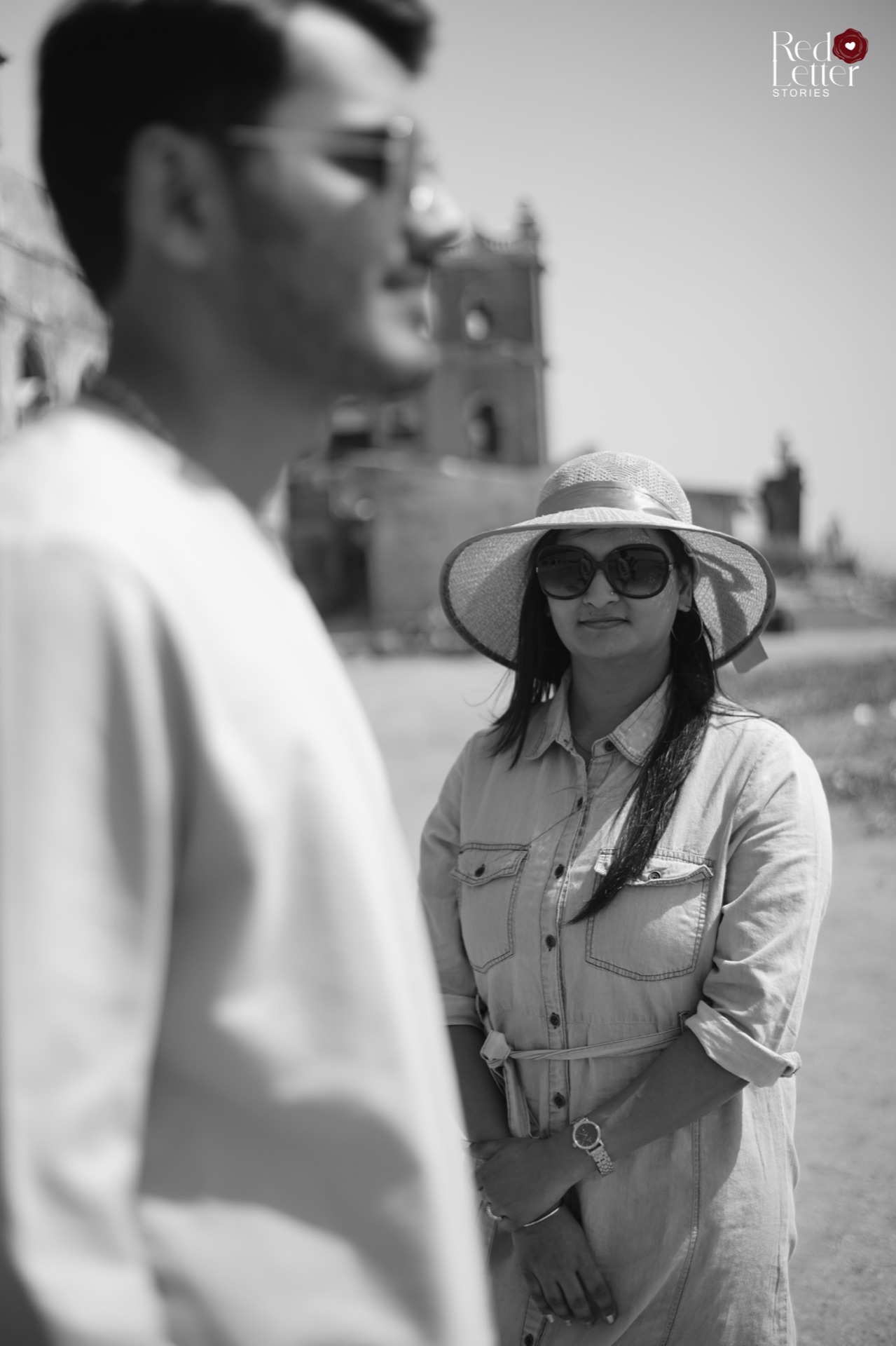 Intimate candid portrait
